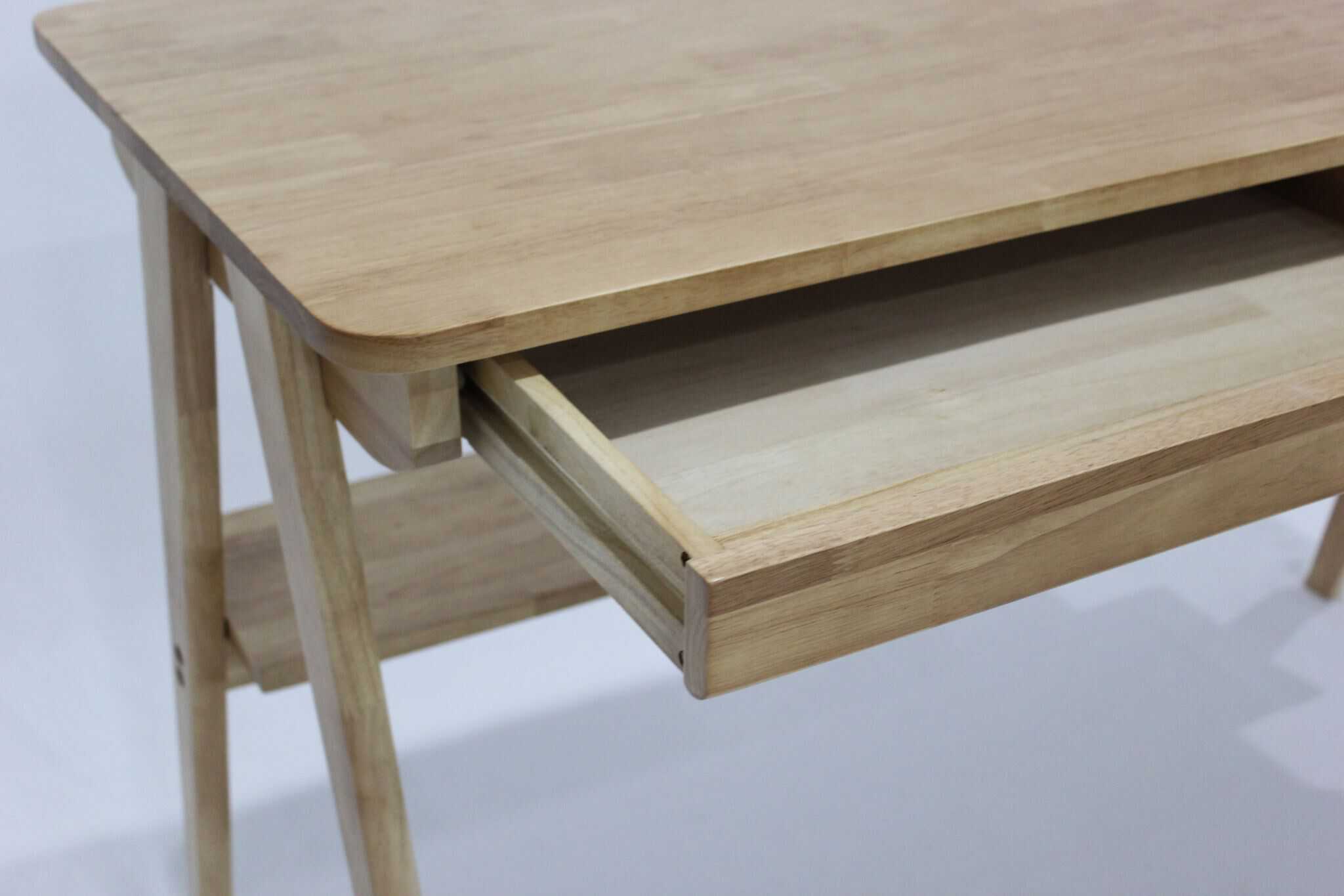 Bergen Desk Solid Rubber Wood Victor's Choice Furniture