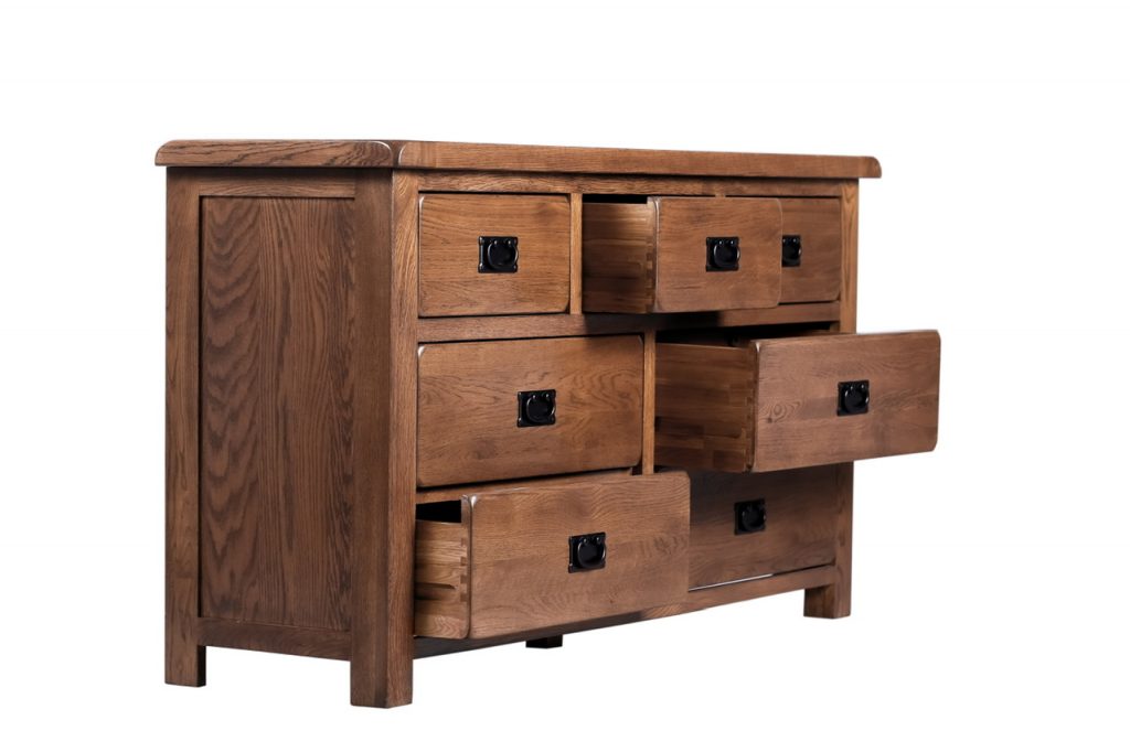 Oxford Solid Oak Lowboy Drawers Victor's Choice Furniture