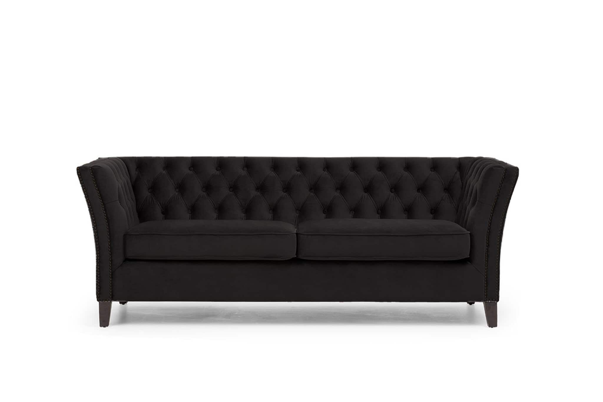 Charles Chesterfield Velvet Lounge Suite 3 Seater – Victor's Choice ...