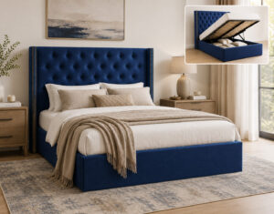 Kootenay Gas Lift Storage Queen Bed With Pocket Spring Mattress