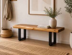 Tasman Bench Seat Solid Pine Wood 1400mm