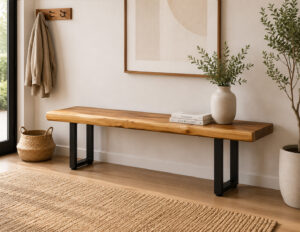 Tasman Bench Seat Solid Pine Wood 1800mm