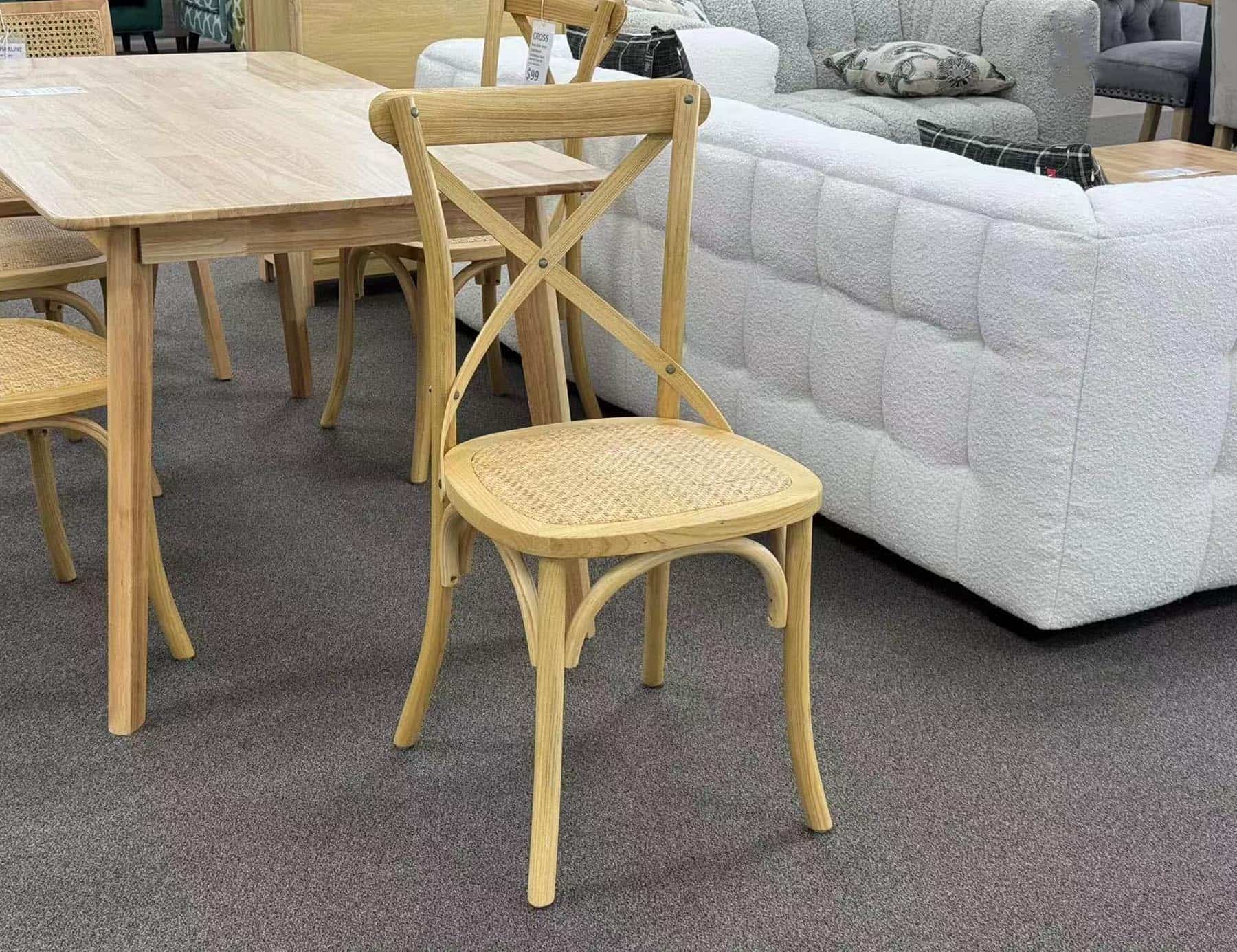 Cross Back Dining Chair