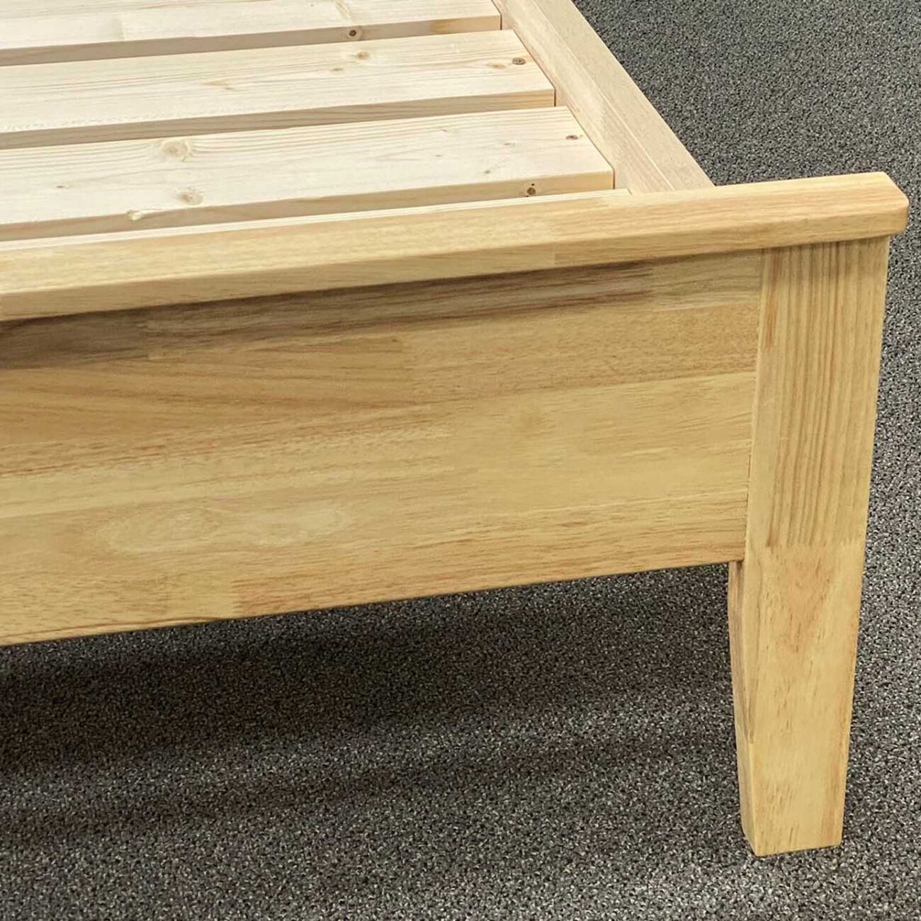Albany Solid Wood Double Bed With Pocket Spring Mattress