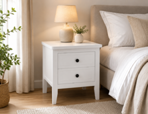 [Pre-Sale | ETA Late Aug] Snow White Bedside Table
