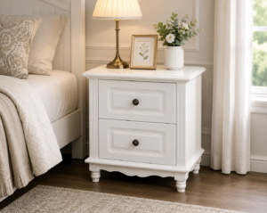 Eden French Style Bedside Table