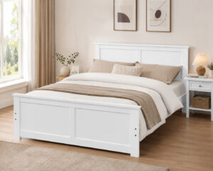 Chicago Double Bed Frame Solid Pine