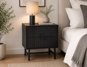 Spencer Black Bedside