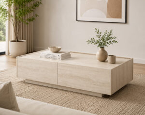 Basso Travertine Coffee Table