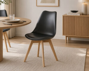 [Pre-Sale | ETA Mid July] Jerry Dining Chair Black x 6