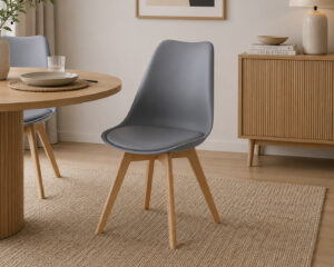 [Pre-Sale | ETA Mid July] Jerry Dining Chair Grey x 2