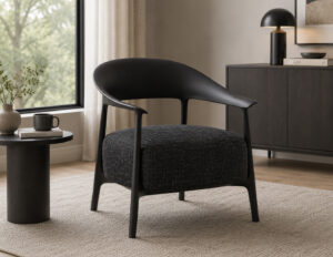 Milo Black Armchair