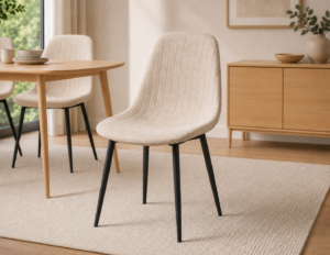 [Pre-Sale | ETA Early Oct] Hype Beige Fabric Dining Chair x 1